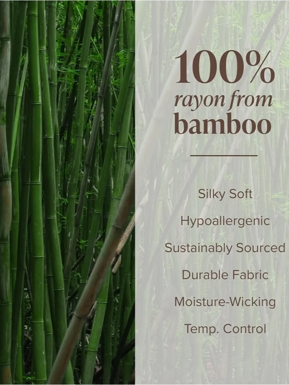 Bare Home taupe 100% Rayon Bamboo Sheet Set - Soft Home Bedding